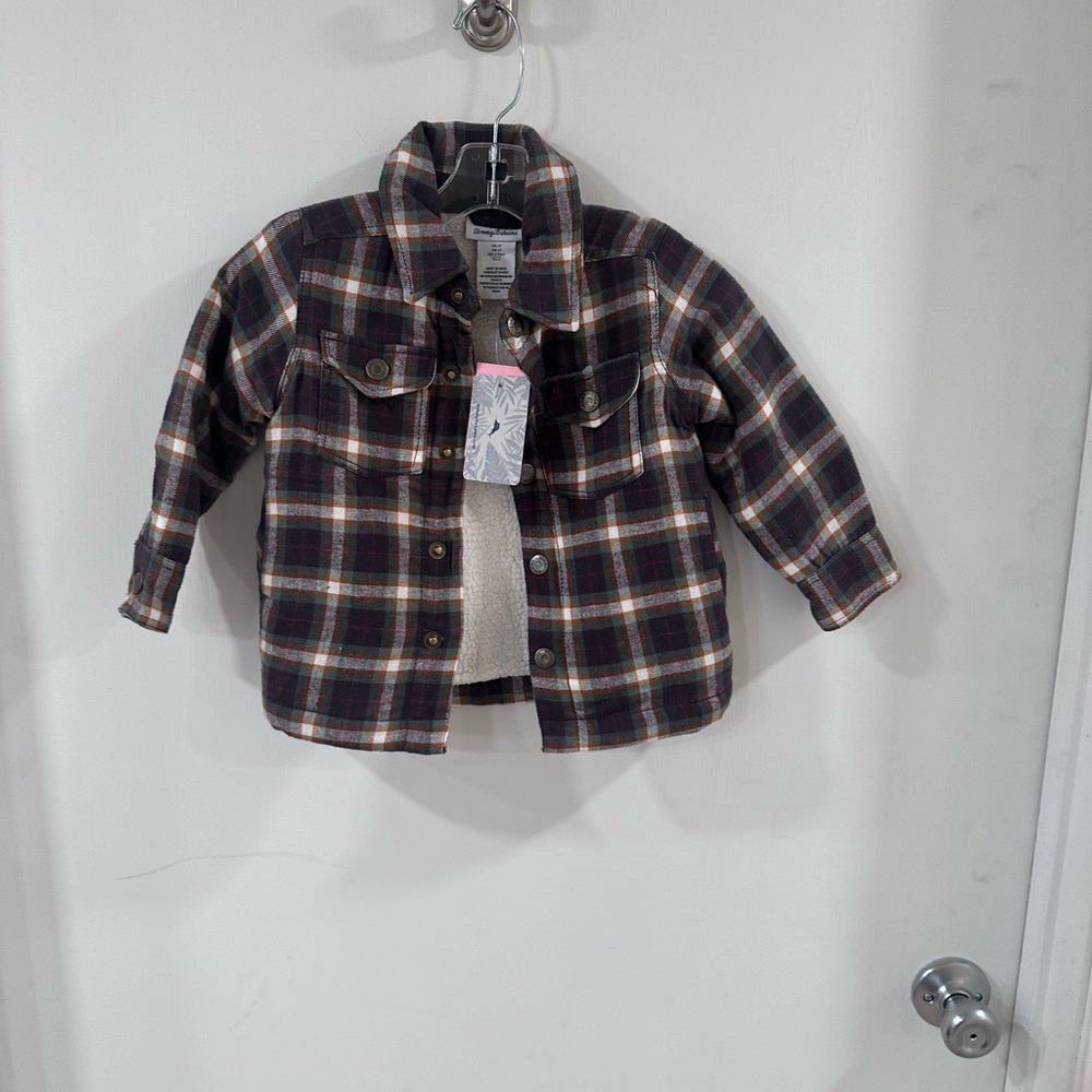 NWT fleece lined flannel